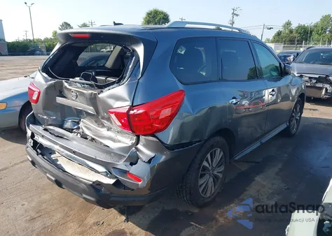 2018 Nissan Pathfinder Sl из США, поврежденный, VIN 5N1DR2MM8JC637360